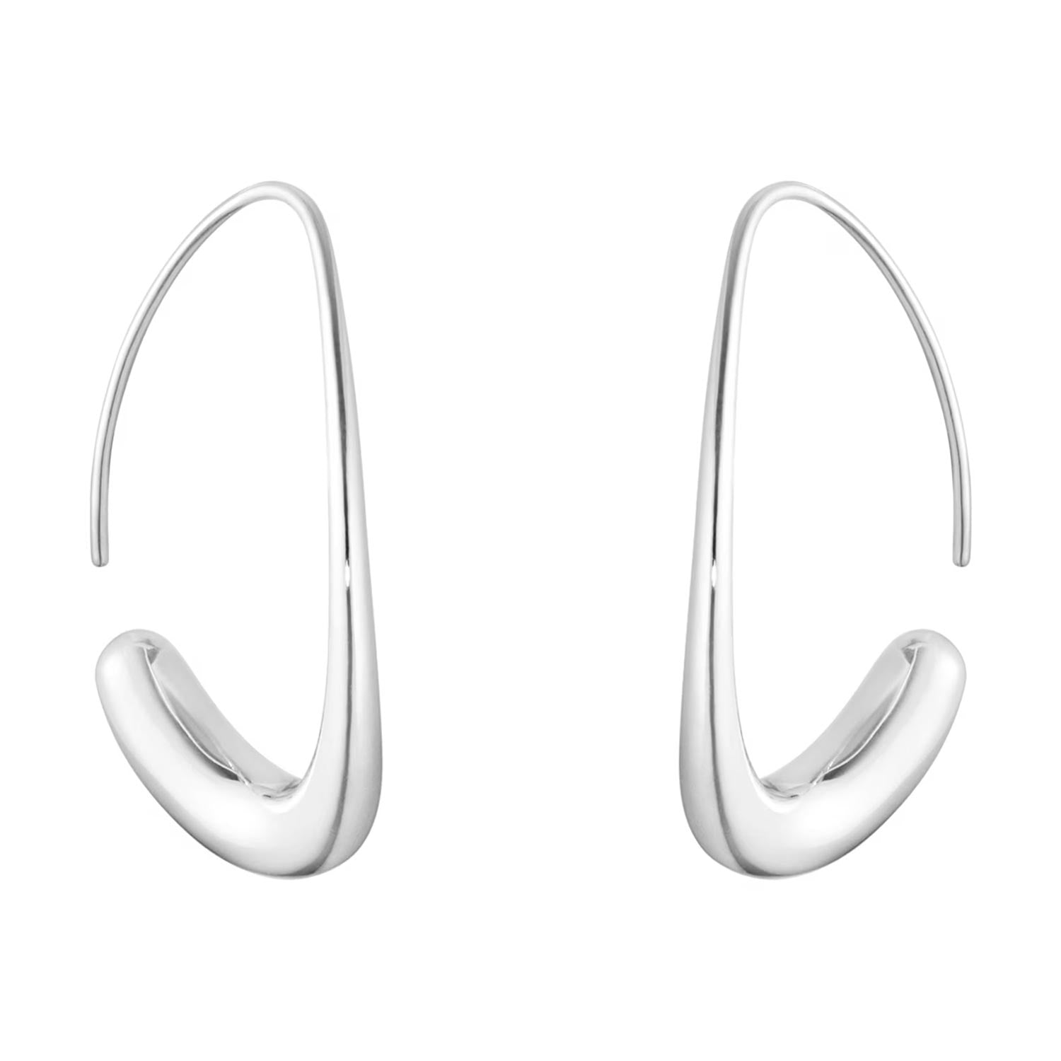 Sterling Silver Offspring Open Earhoops