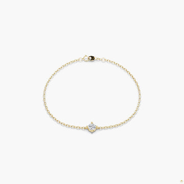 Petite Solitaire Round Bracelet