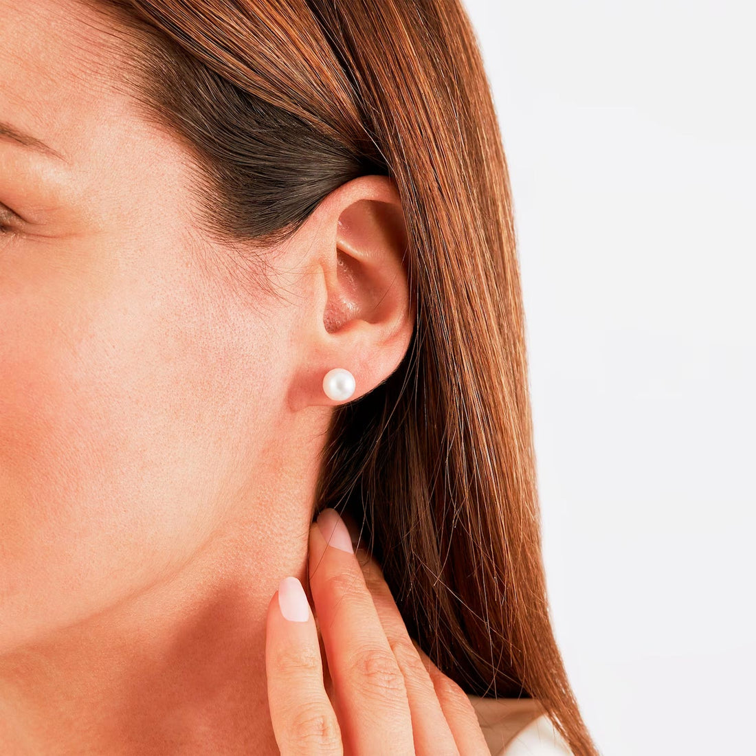 9ct Gold 8.0-8.5mm Freshwater Pearl Earrings