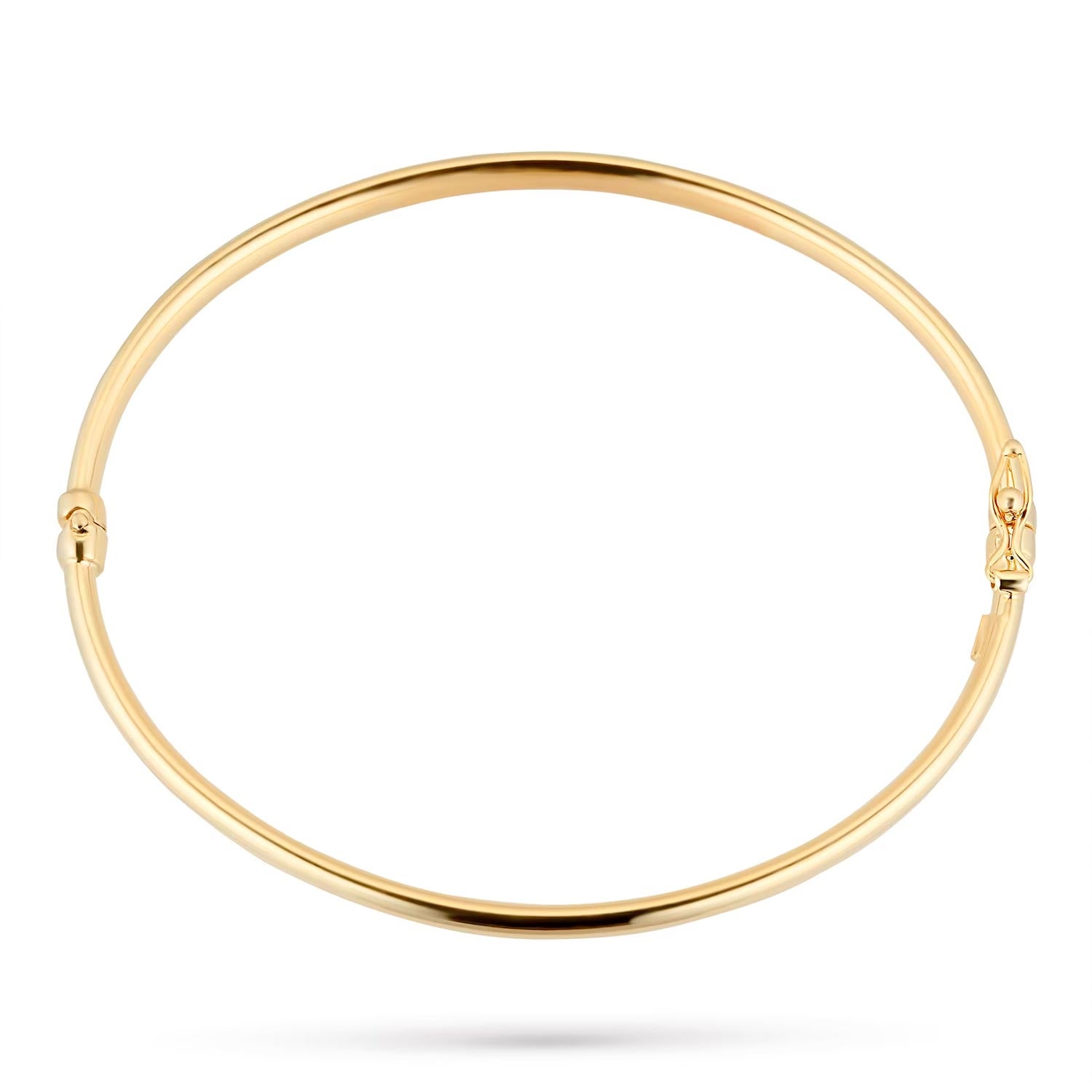 9ct Yellow Gold Hinged Bangle