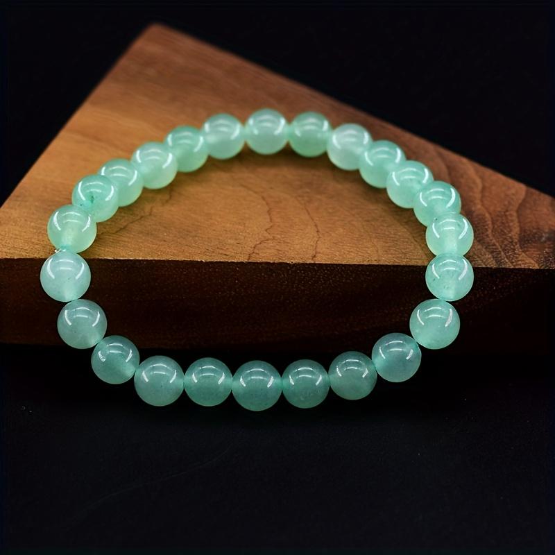 Stunning Green Aventurine Beaded Bracelet – Handcrafted, Natural Stone