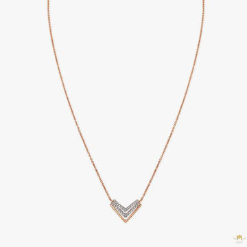 Chic Artistic Diamond Necklace