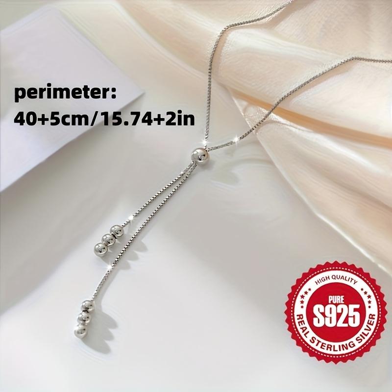 925 Sterling Silver Y-Shaped Necklace + Bracelet – Hypoallergenic