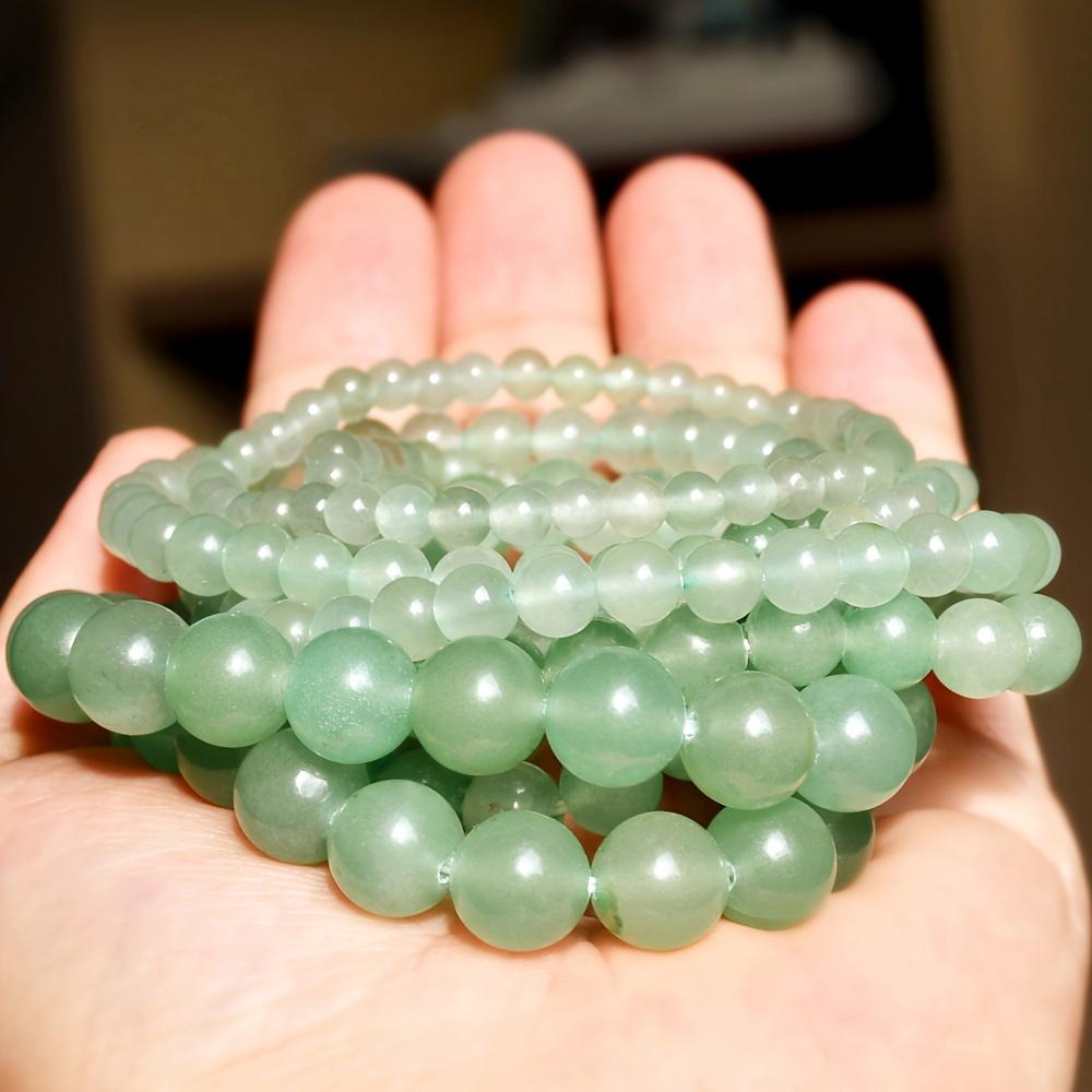 Stunning Green Aventurine Beaded Bracelet – Handcrafted bracelet, Natural Stone, Adjustable