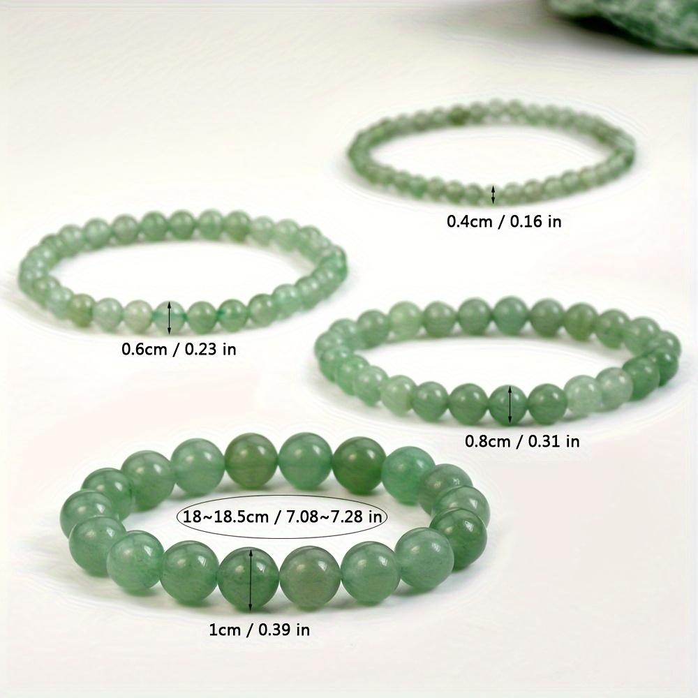 Stunning Green Aventurine Beaded Bracelet – Handcrafted bracelet, Natural Stone, Adjustable