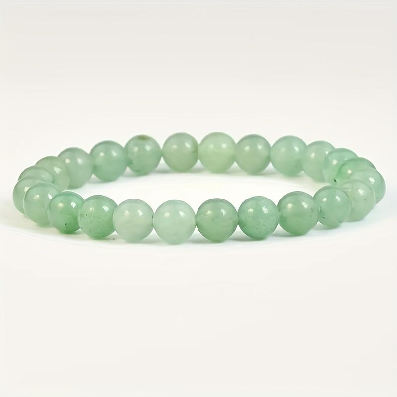 Stunning Green Aventurine Beaded Bracelet – Handcrafted, Natural Stone