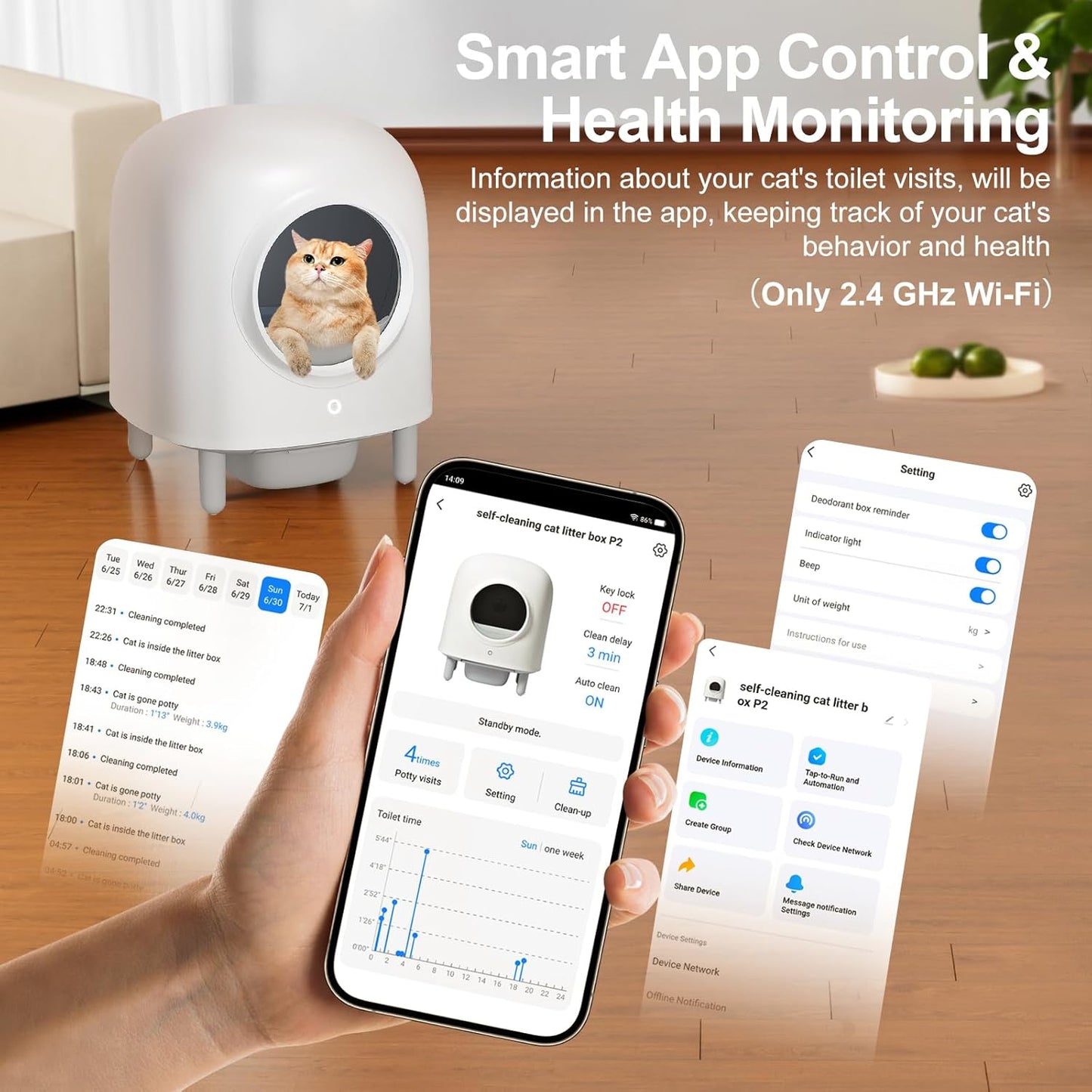 X5 Self Cleaning Cat Litter Box