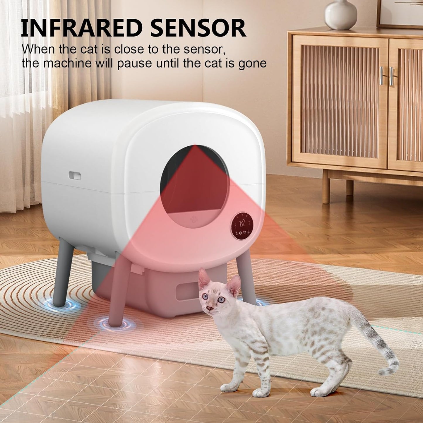 Electronic Self Cleaning Litter Box