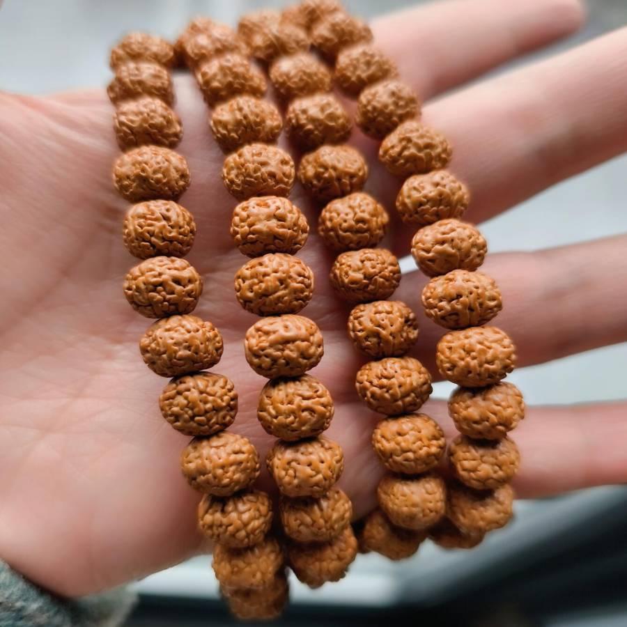 Handcrafted Natural Himalayan Rudraksha Beads Bracelet