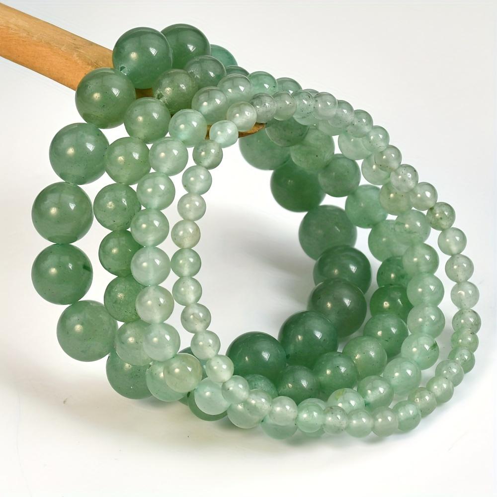 Stunning Green Aventurine Beaded Bracelet – Handcrafted bracelet, Natural Stone, Adjustable