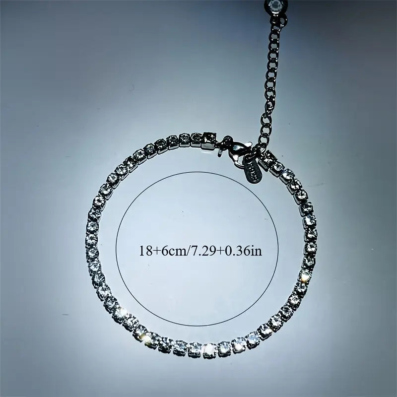 Sparkling 4 Carat Moissanite Bracelet