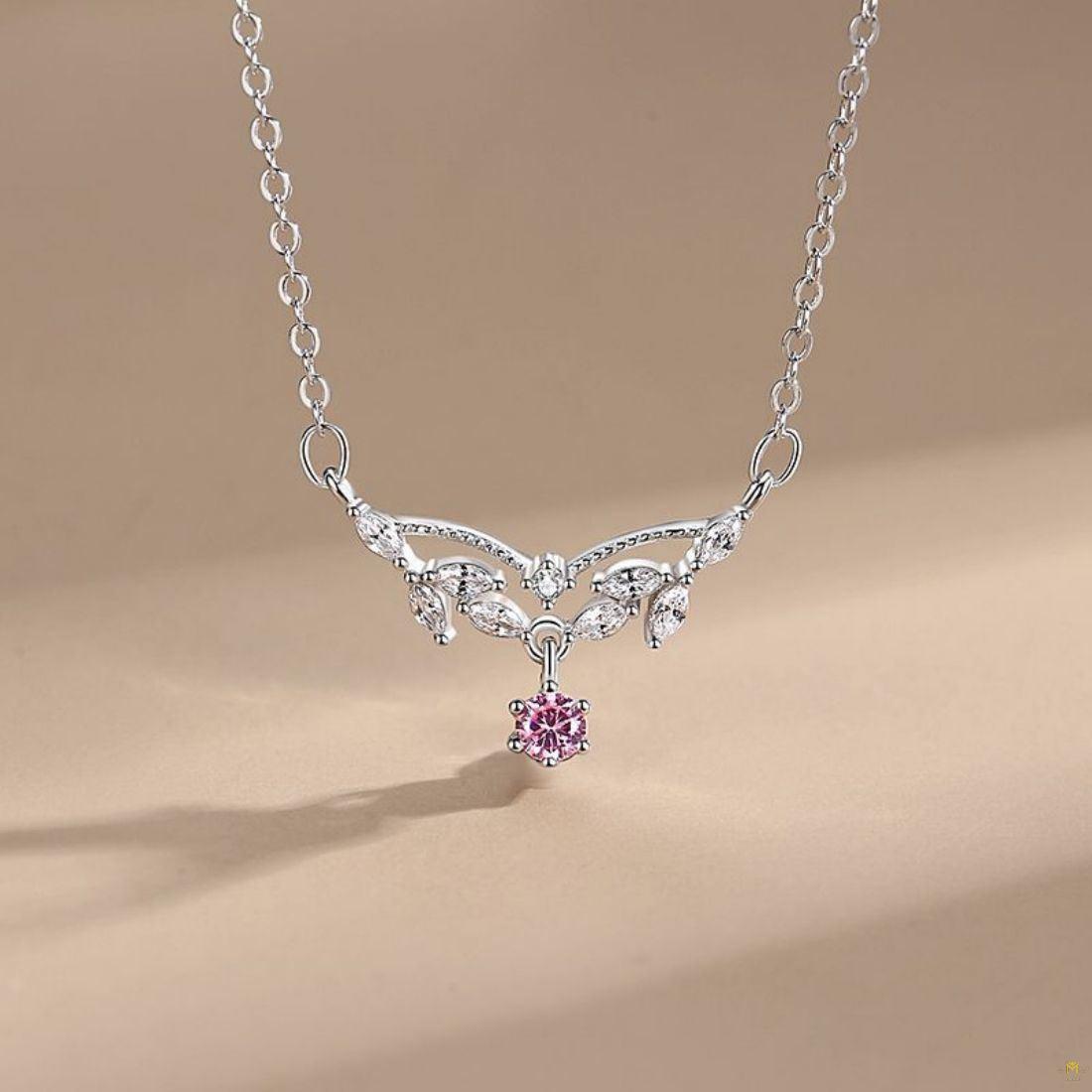 925 Silver Fairy Wing Necklace
