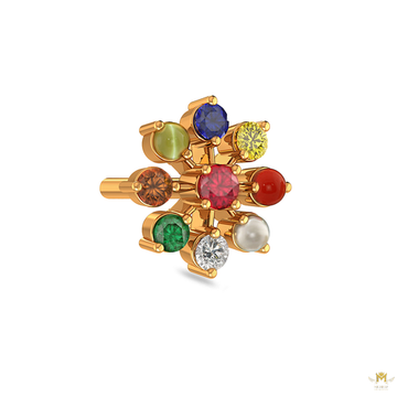 Floral Diamond Nose Pin