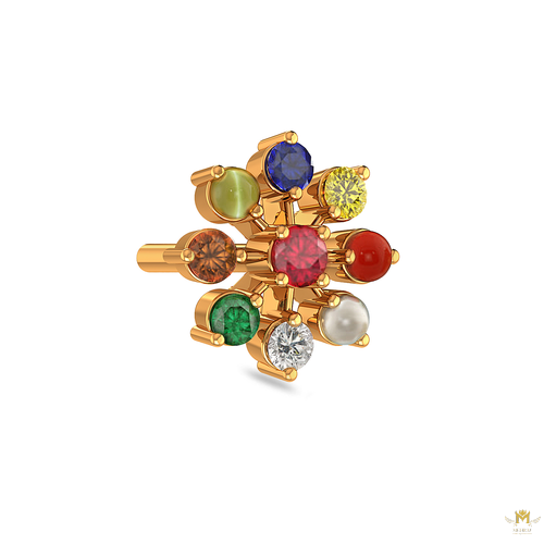 Floral Diamond Nose Pin