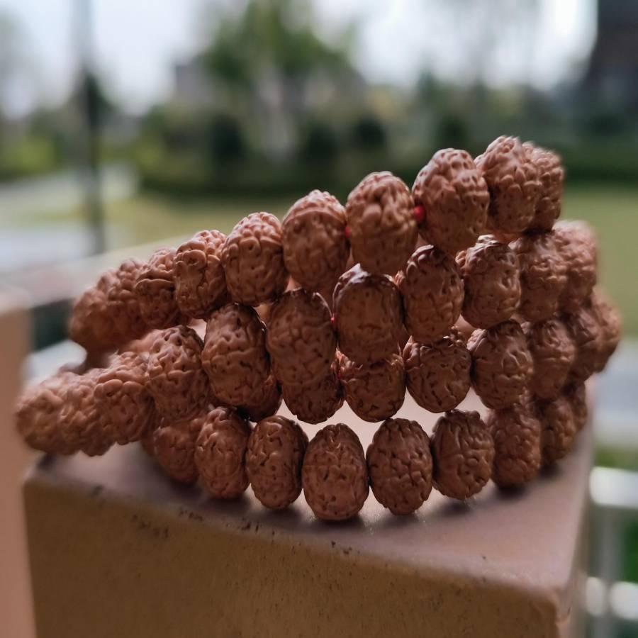 Handcrafted Natural Himalayan Rudraksha Beads Bracelet
