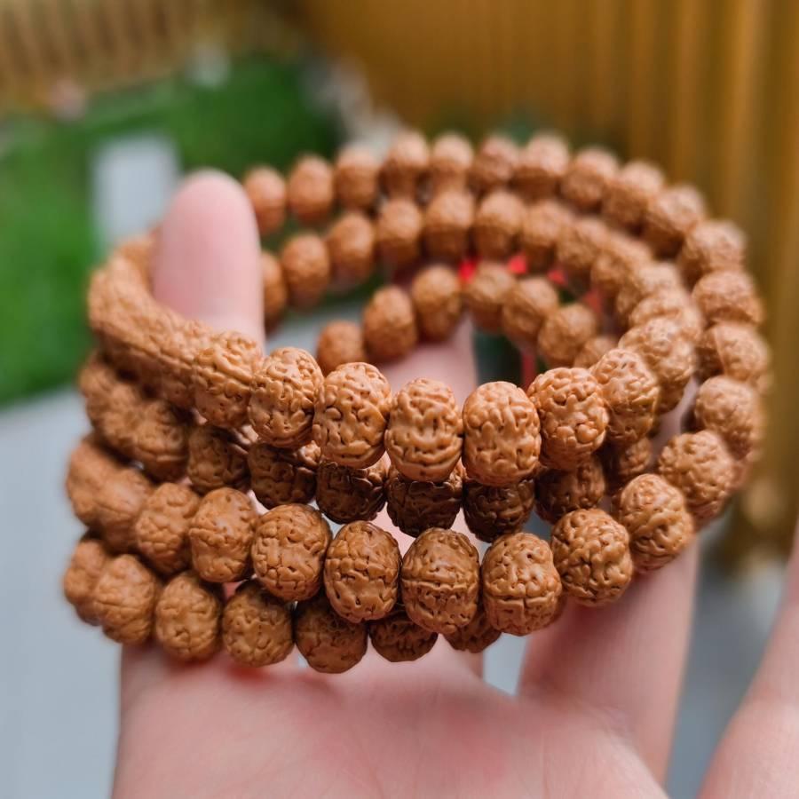 Handcrafted Natural Himalayan Rudraksha Beads Bracelet