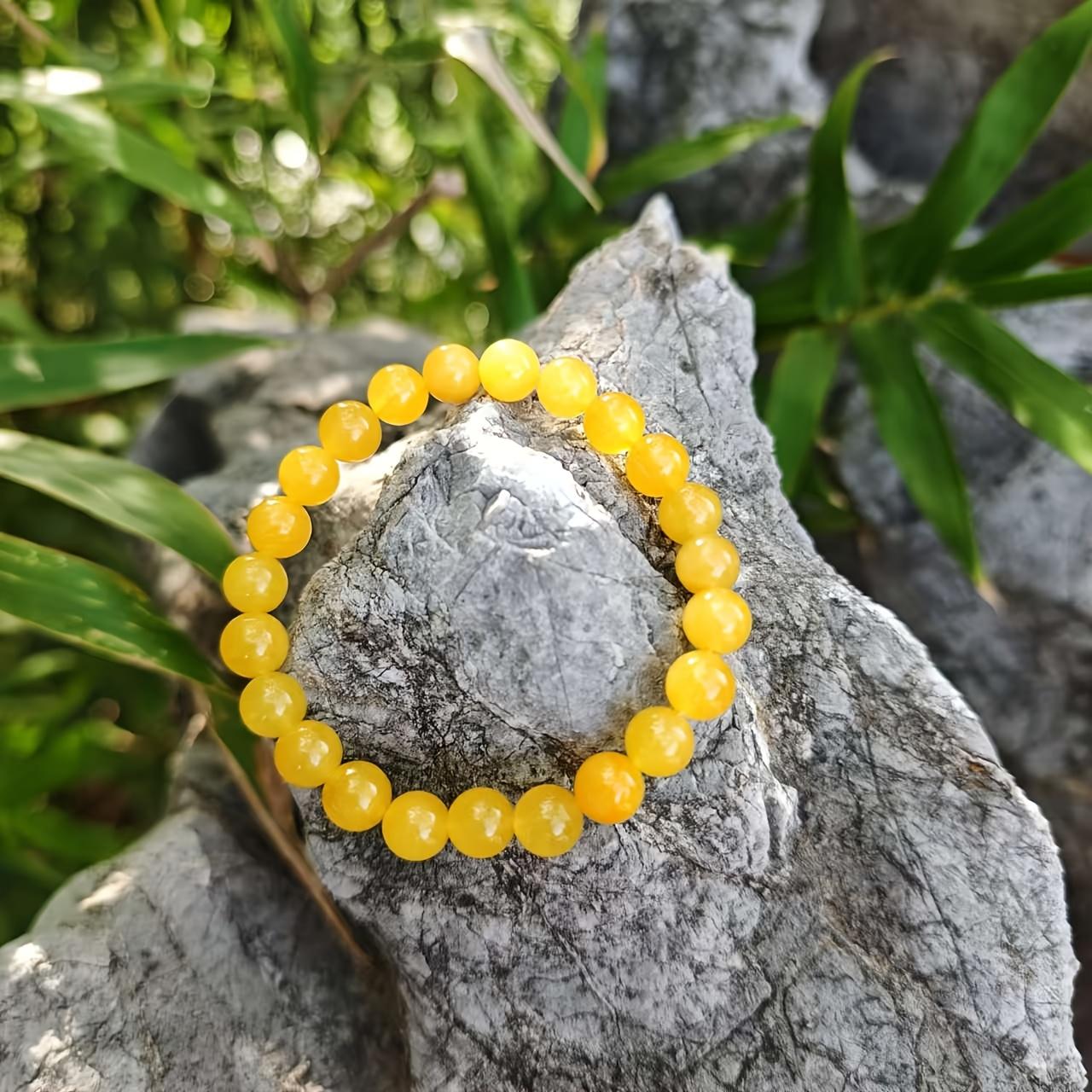 Handmade Natural Citrine (Sun Stone) Beads Bracelet