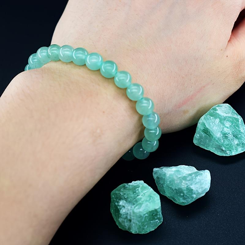 Stunning Green Aventurine Beaded Bracelet – Handcrafted, Natural Stone