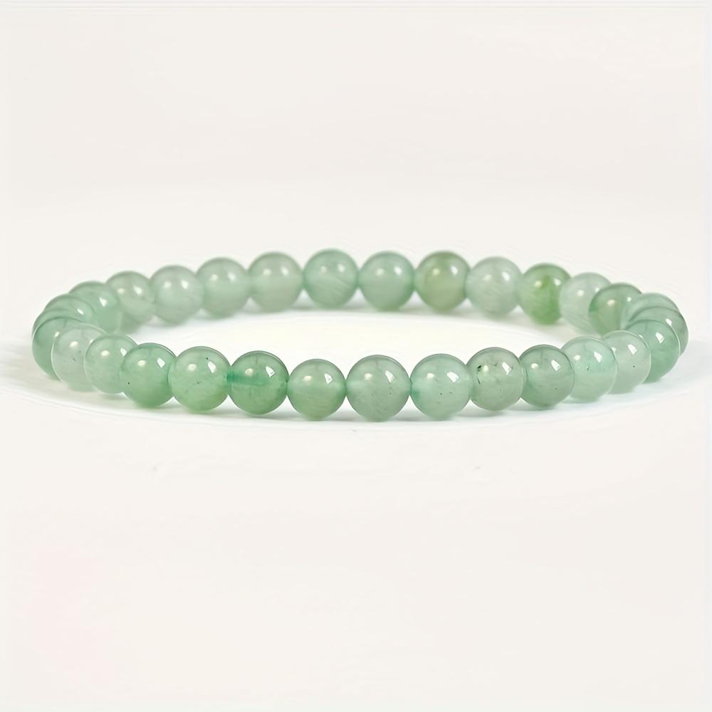 Stunning Green Aventurine Beaded Bracelet – Handcrafted bracelet, Natural Stone, Adjustable