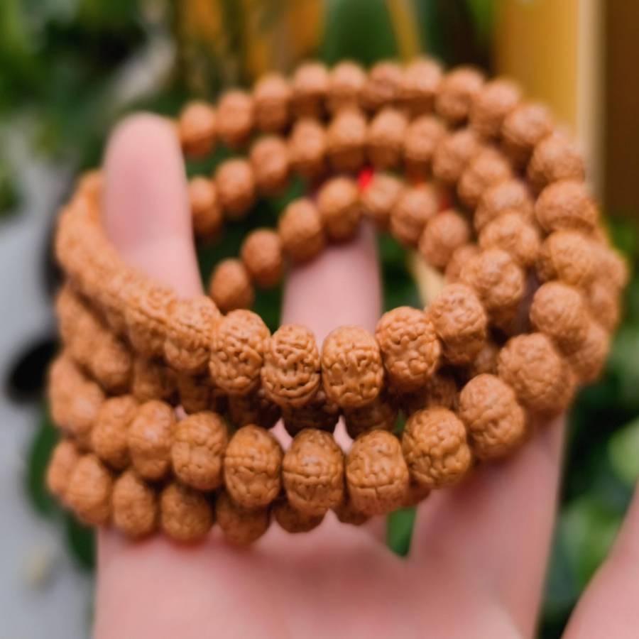 Handcrafted Natural Himalayan Rudraksha Beads Bracelet