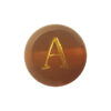 Red Onyx Initial A